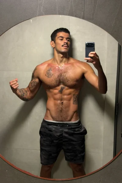 August, bust size , height 190, weight 93, age 25