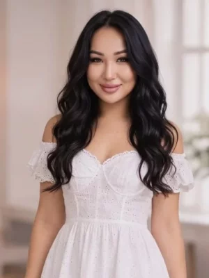 Xenia , bust size B, height 166, weight 54, age 25